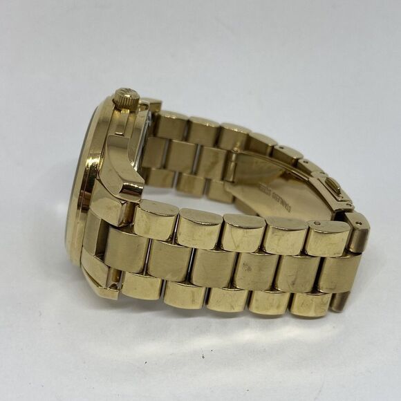 Michael Kors MK5160 Women's Gold Stainless Steel Analog Dial Quartz Watch JK440 - Picture 9 of 12